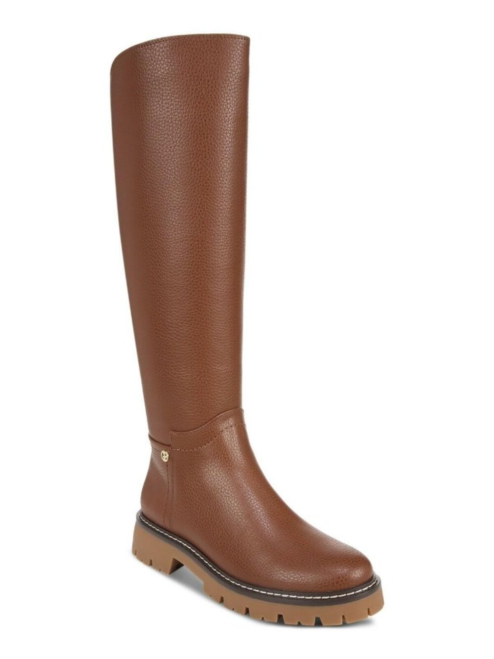 Giani Bernini Womens Jordyy Lug Sole Knee High Riding Boots Brown 9 New $150